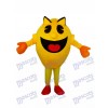 Yellow Superman Mascot Adult Costume