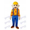Yellow Hat Child Mascot Adult Costume