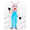 Mr. Pig in Bib Overalls Adult Animal Mascot Costume
