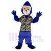 Gorilla Monkey in Floral Shirt Mascot Costume