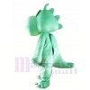 Green Dinosaur Mascot Costume for Adults