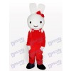 Easter Red Rabbit Animal Adult Mascot Costume