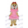 Easter Drooping Ear Rabbit Mascot Adult Costume