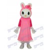 Easter Miss Rabbit Mascot Adult Costume