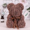 Brown Rose Teddy Bear Flower Bear Best Gift for Mother's Day, Valentine's Day, Anniversary, Weddings and Birthday