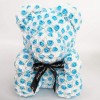 Newstyle Blue Rose Teddy Bear Flower Bear Best Gift for Mother's Day, Valentine's Day, Anniversary, Weddings and Birthday