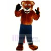 Funny Strong Leopard Mascot Costumes Adult