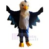 Fierce Blue Eagle Mascot Costumes Cartoon