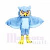 Gray Long Haired Owl Mascot Costumes Cartoon