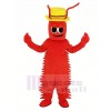 Red Conrad Crawdad Mascot Costume