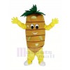 Orange Carrot Vegetable Mascot Costume Cartoon	