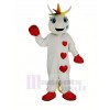 White Unicorn with Colorful Horn Mascot Costume Animal