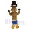 Cowboy Ox Cattle mascot costume