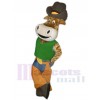 Cowboy Ox Cattle mascot costume