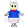 Cute Grey Owl Mascot Costumes