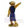 Sport Wildcat with Blue Suit Mascot Costumes Animal