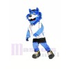 Blue Furry Tiger Mascot Costumes 