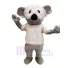 Furry Grey Koala Mascot Costumes Cartoon