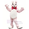 Pink Bunny Rabbit with Bowknot Mascot Costumes Animal