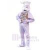Purple Bunny Rabbit Mascot Costume Cartoon