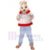 Cute Pink Bunny Rabbit Mascot Costumes