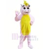 Pink Magic Dragon Mascot Costumes Cartoon