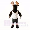 Sport Moose with White Shirt Mascot Costumes Adult