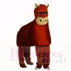 Brown Two Person Bull Mascot Costumes Adult