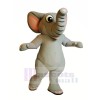 Realistic Grey Elephant Mascot Costumes Cartoon