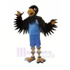High Quality Black Hawk Mascot Costumes Adult	