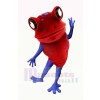 Red Funny Frog Mascot Costumes Cartoon