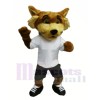 Fox with White T-shirt Mascot Costumes Animal