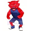 Red Leopard Mascot Costume Cartoon	