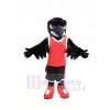 Sport Black Raven Mascot Costumes Cartoon