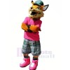 Realistic College Fox Mascot Costumes Cartoon