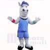 Sport Lightweight Horse with Blue Shirt Mascot Costumes School
