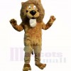 Brown Friendly Lightweight Lion Mascot Costumes Cartoon