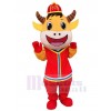 Cow mascot costume