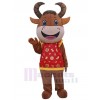 Cow mascot costume