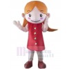 Girl mascot costume