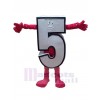 Arabic Number mascot costume