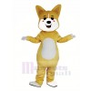 Yellow Lucky Dog Shiba Inu Akita Mascot Costume Animal