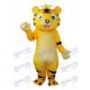 Small Yellow Tiger Mascot Adult Costume
