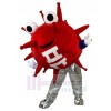 Virus mascot costume