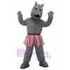 Hippo mascot costume