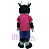 Bull mascot costume