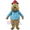 Beaver mascot costume