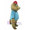 Beaver mascot costume