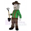 Miner mascot costume