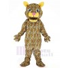 Leaping Leopard Mascot Costume Cartoon